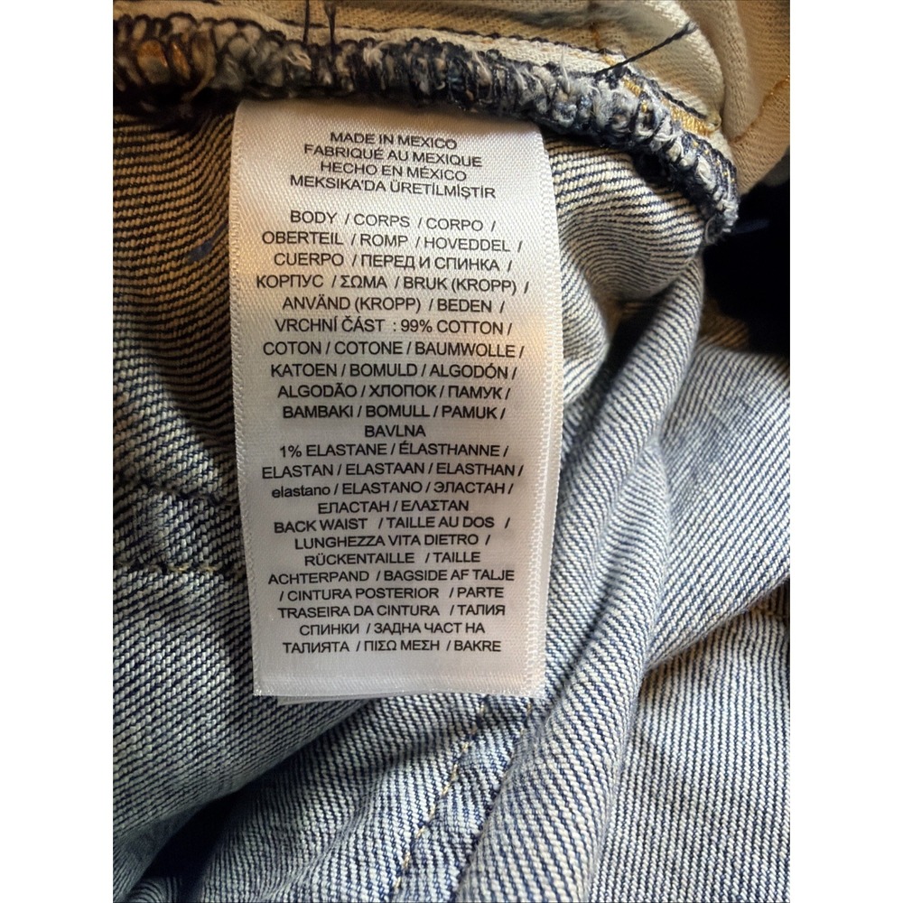 Polo Ralph Lauren Women's Patchwork Blue Jeans Size 10 High Rise Med Wash Ankle - Picture 10 of 10